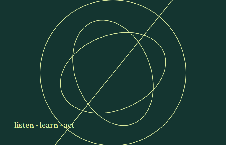 Listen · Learn · Act